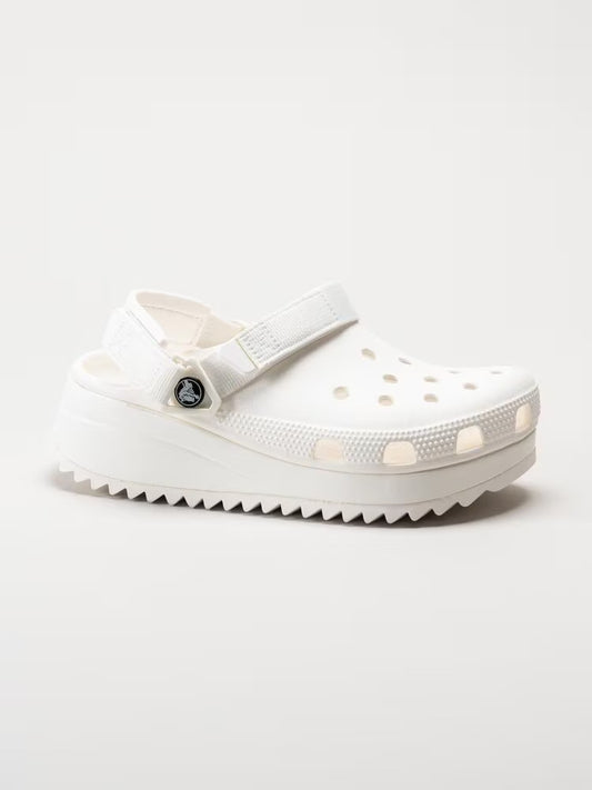 Crocs Classic Hiker Clogs (Triple White)