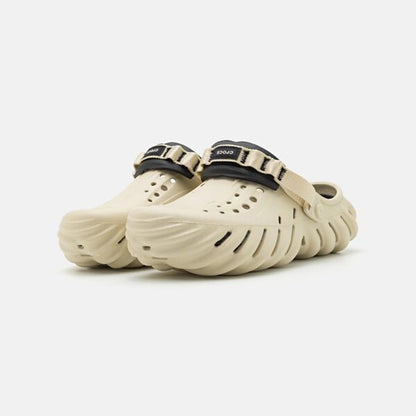 Crocs Echo Clogs (Bone/Black)