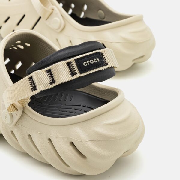 Crocs Echo Clogs (Bone/Black)