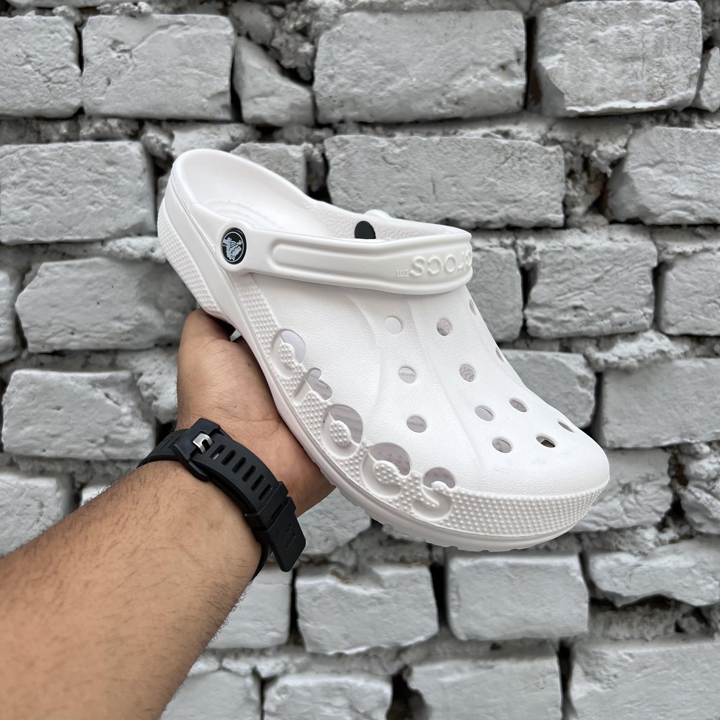 Crocs Baya Clogs (White)
