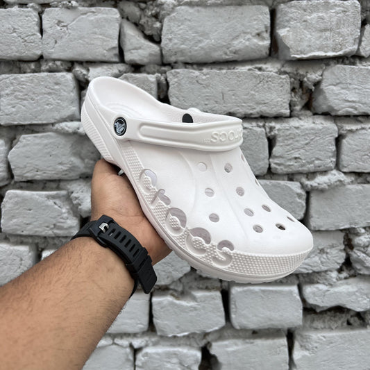 Crocs Baya Clogs (White)