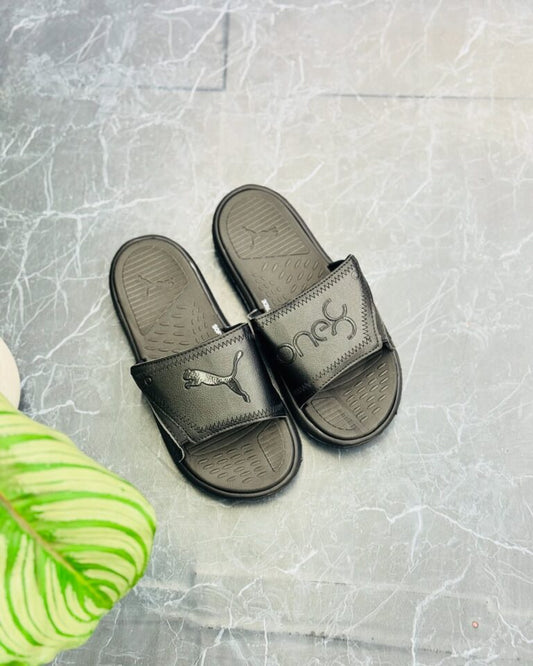 Puma One8 Slides (All Black)