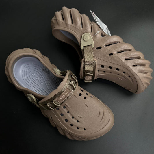 Crocs Echo Clogs (Brown/Grey)