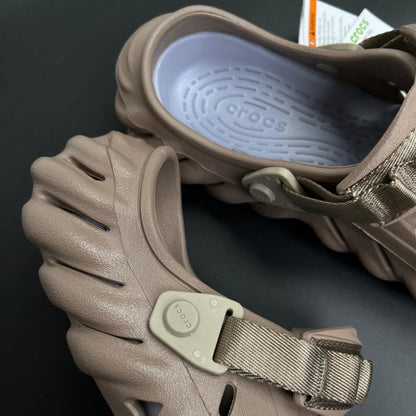 Crocs Echo Clogs (Brown/Grey)