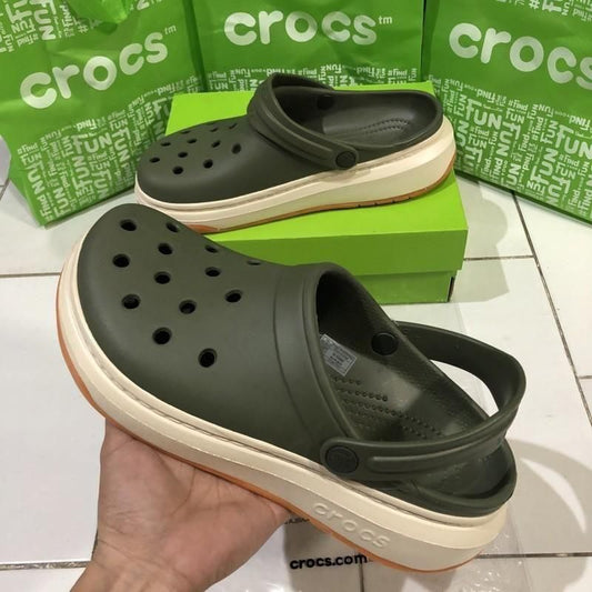Crocs Crocband Full Force Clogs (Army Green)